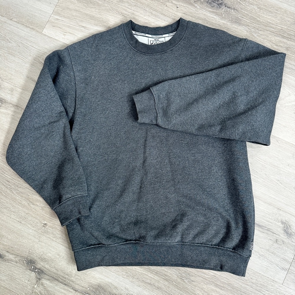 Men’s Grey Pro Club Crew Neck Sweater Medium